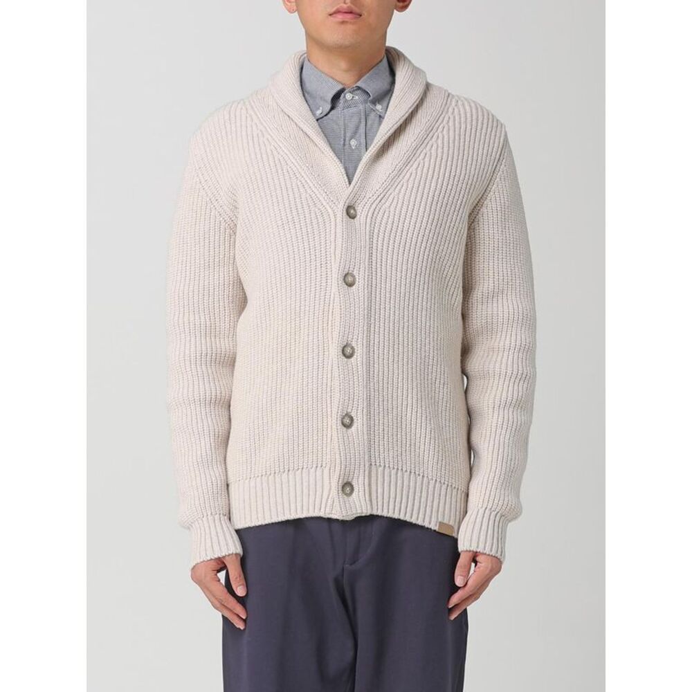 Fay Sweater Men Yellow Cream